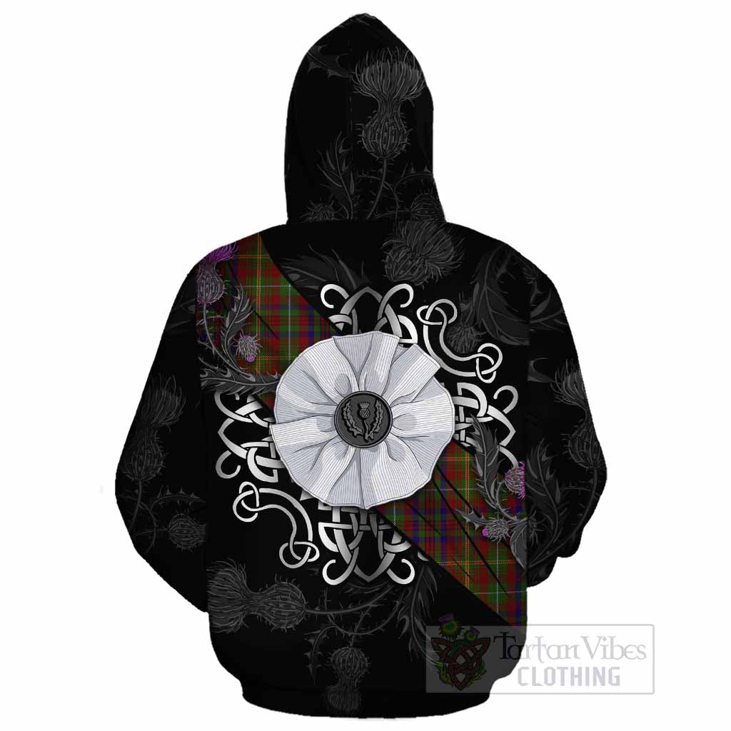 MacMaster (McMaster) Tartan Cotton Hoodie Jacobite White Rose Pullover Hoodie - Tartan Vibes Clothing