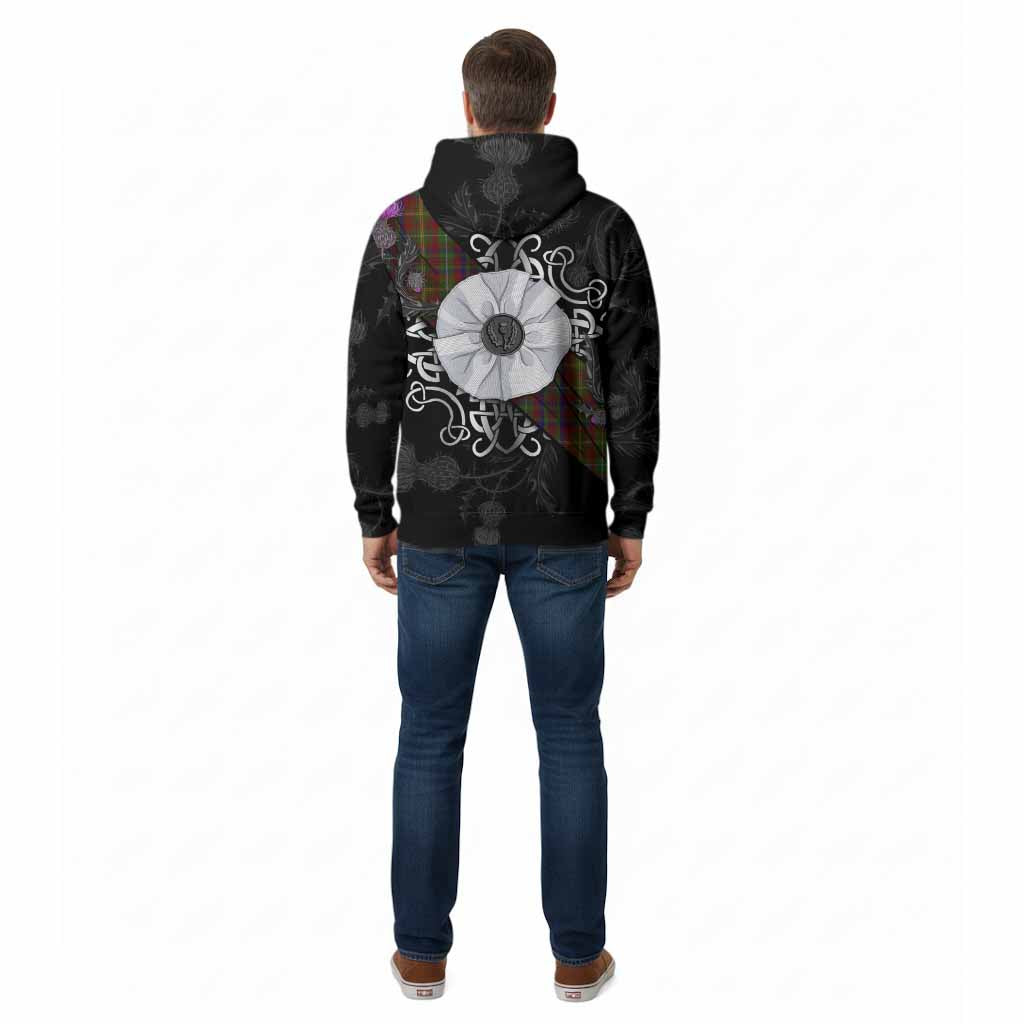 MacMaster (McMaster) Tartan Cotton Hoodie Jacobite White Rose - Tartan Vibes Clothing