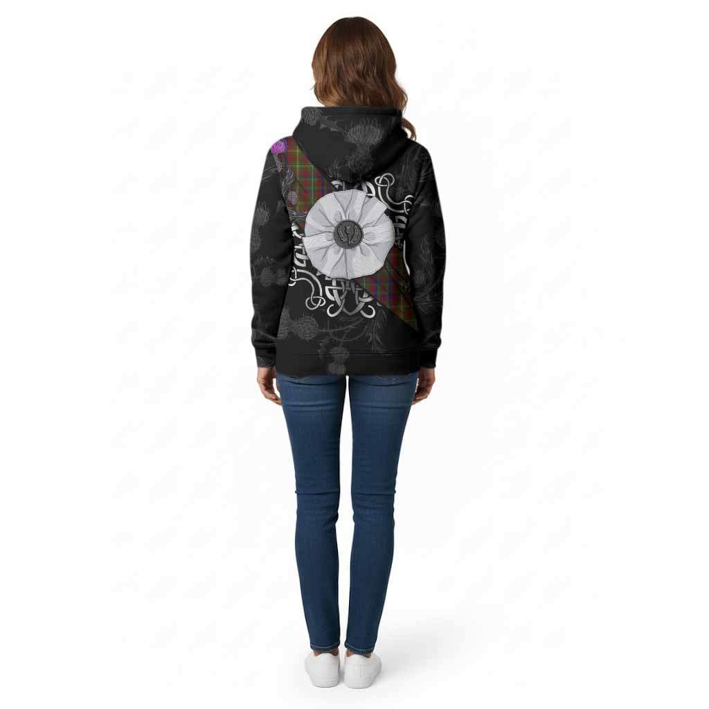 MacMaster (McMaster) Tartan Cotton Hoodie Jacobite White Rose - Tartan Vibes Clothing