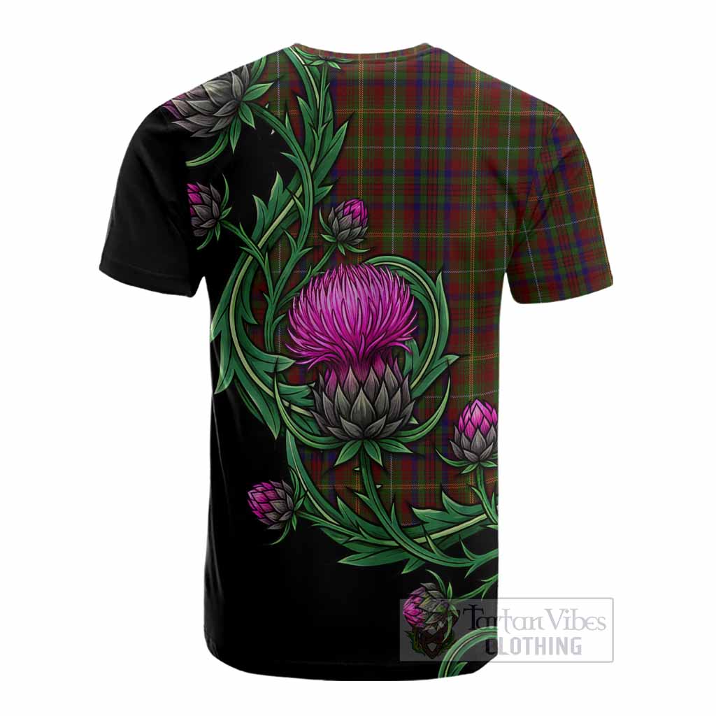 MacMaster (McMaster) Tartan Cotton T-shirt Resilient Scottish Thistle - Tartan Vibes Clothing