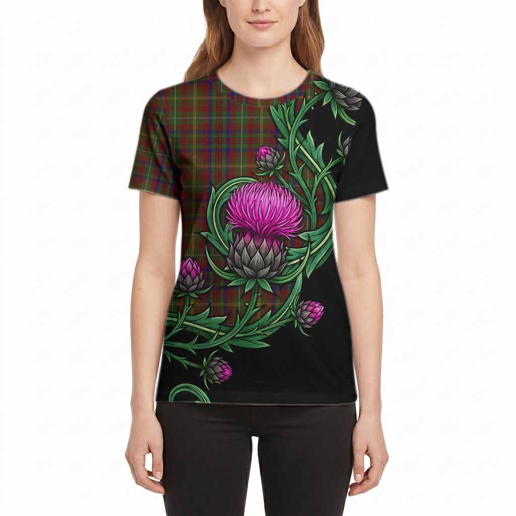 MacMaster (McMaster) Tartan Cotton T-shirt Resilient Scottish Thistle - Tartan Vibes Clothing