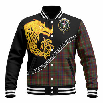 MacMaster (McMaster) Tartan Crest Baseball Jacket Legendary Dragon Knot Half Style