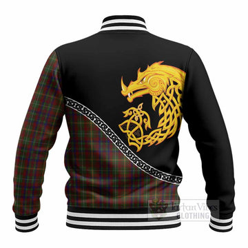 MacMaster (McMaster) Tartan Crest Baseball Jacket Legendary Dragon Knot Half Style