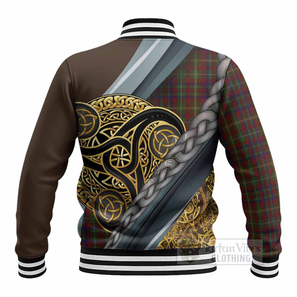 MacMaster (McMaster) Tartan Crest Baseball Jacket Scottish Triskele Celtic - Tartan Vibes Clothing