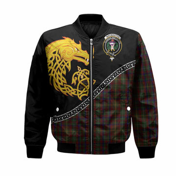 MacMaster (McMaster) Tartan Crest Bomber Jacket Legendary Dragon Knot Half Style