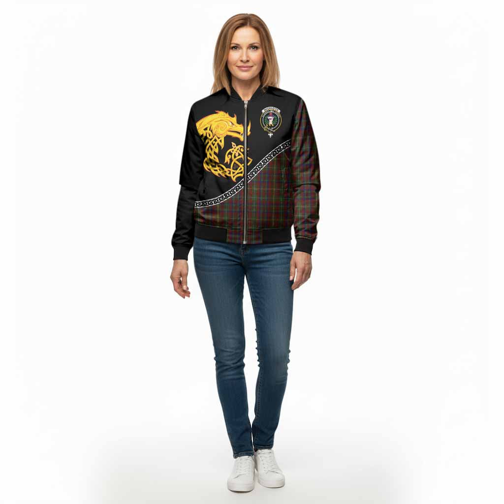 MacMaster (McMaster) Tartan Crest Bomber Jacket Legendary Dragon Knot Half Style