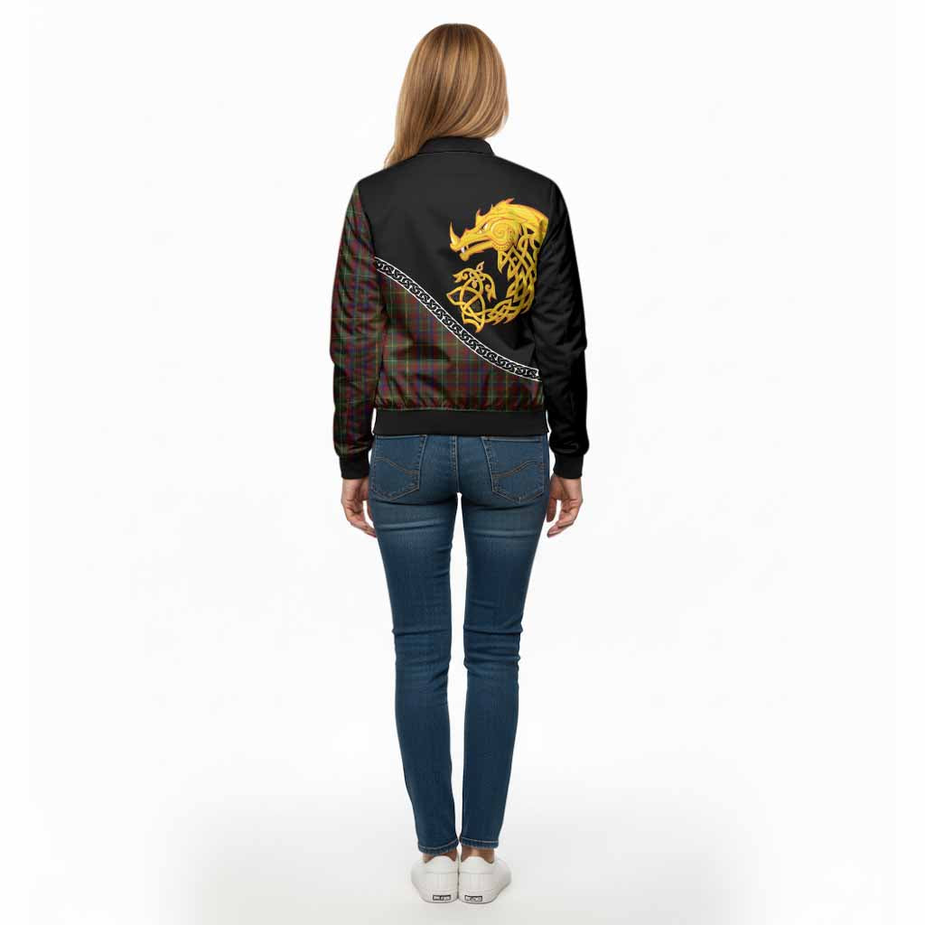 MacMaster (McMaster) Tartan Crest Bomber Jacket Legendary Dragon Knot Half Style