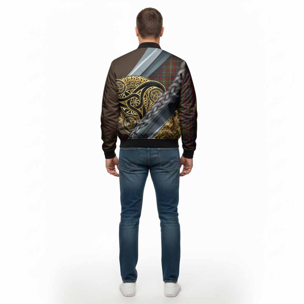MacMaster (McMaster) Tartan Crest Bomber Jacket Scottish Triskele Celtic - Tartan Vibes Clothing