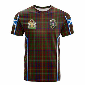MacMaster (McMaster) Tartan Crest Cotton T-shirt Scotland Coat of Arm Flag Style - Tartan Vibes Clothing