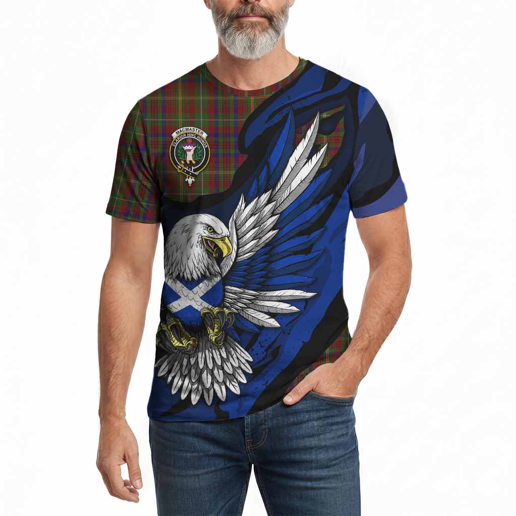 MacMaster (McMaster) Tartan Crest Cotton T-shirt Scottish Eagle Grunge Style - Tartan Vibes Clothing
