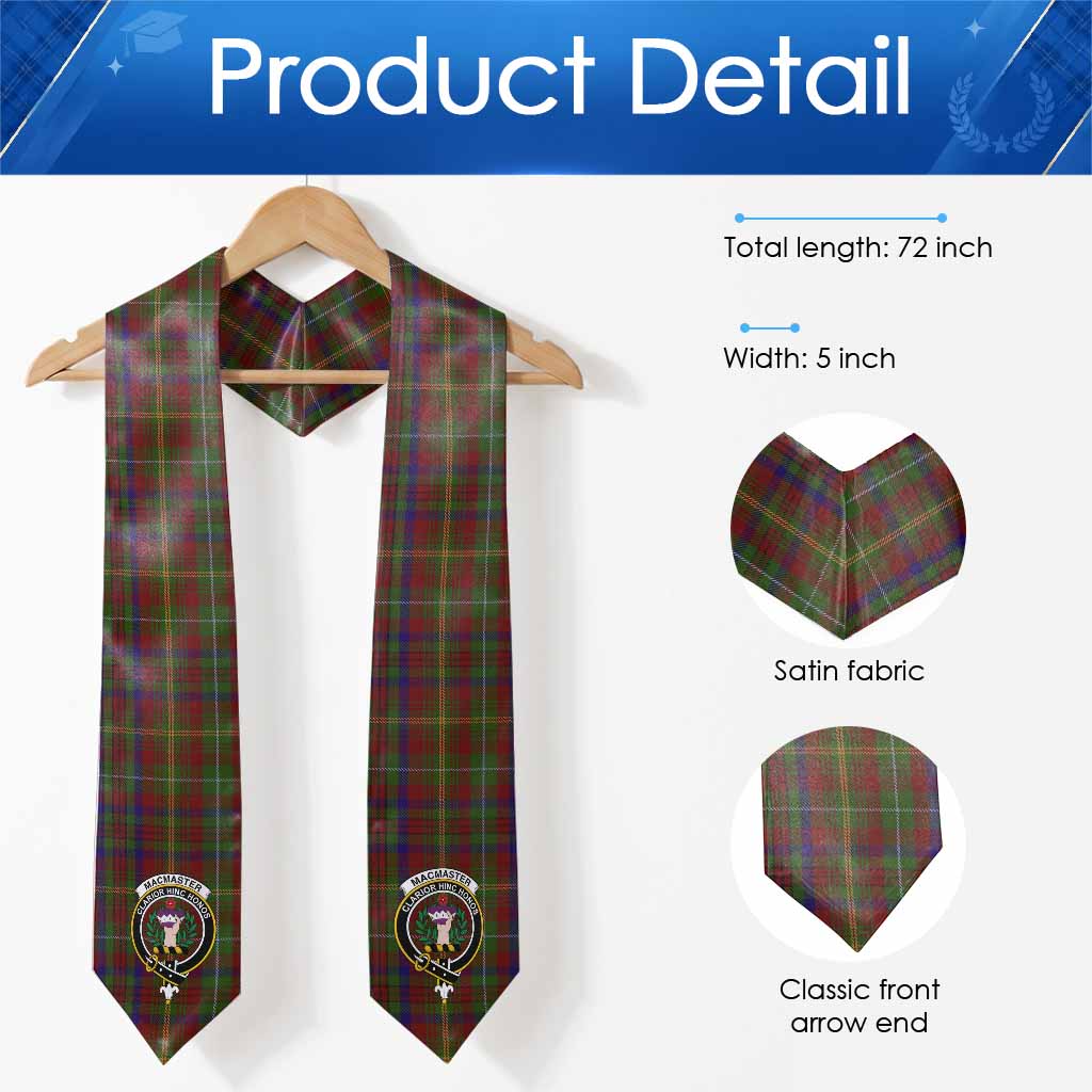 MacMaster (McMaster) Tartan Crest Graduation Stole - Tartan Vibes Clothing