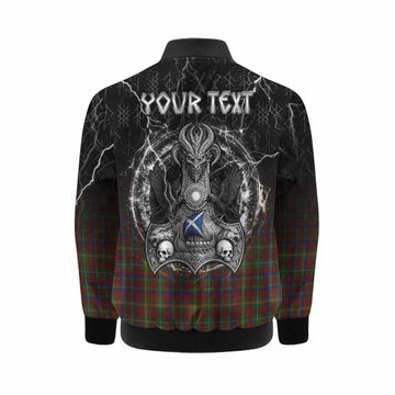 MacMaster (McMaster) Tartan Crest Kid Bomber Jacket Celtic Odin's Raven Legacy