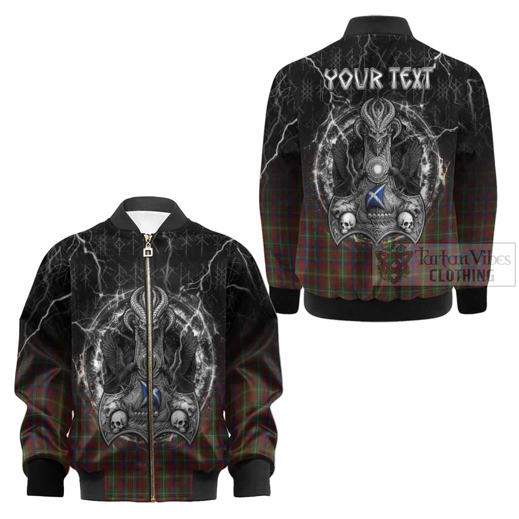 MacMaster (McMaster) Tartan Crest Kid Bomber Jacket Celtic Odin's Raven Legacy - Tartan Vibes Clothing