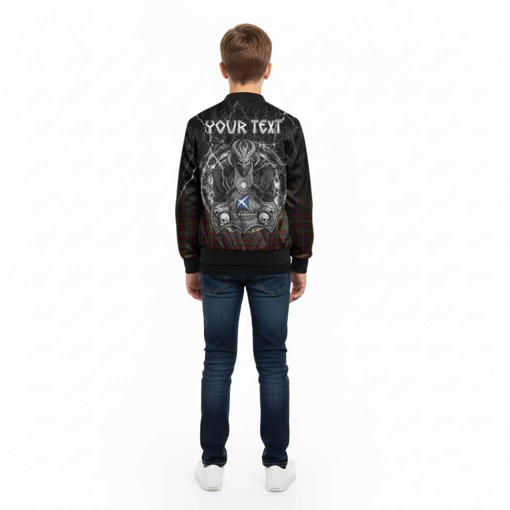 MacMaster (McMaster) Tartan Crest Kid Bomber Jacket Celtic Odin's Raven Legacy - Tartan Vibes Clothing