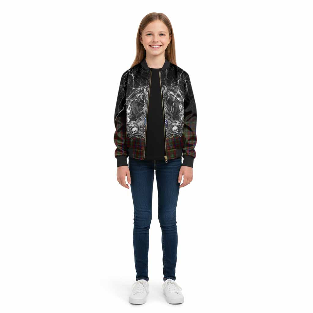 MacMaster (McMaster) Tartan Crest Kid Bomber Jacket Celtic Odin's Raven Legacy - Tartan Vibes Clothing