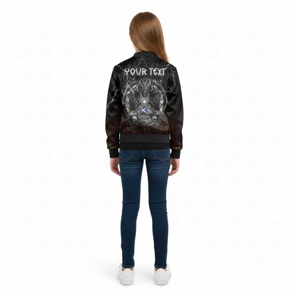 MacMaster (McMaster) Tartan Crest Kid Bomber Jacket Celtic Odin's Raven Legacy - Tartan Vibes Clothing