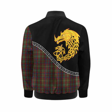 MacMaster (McMaster) Tartan Crest Kid Bomber Jacket Legendary Dragon Knot Half Style