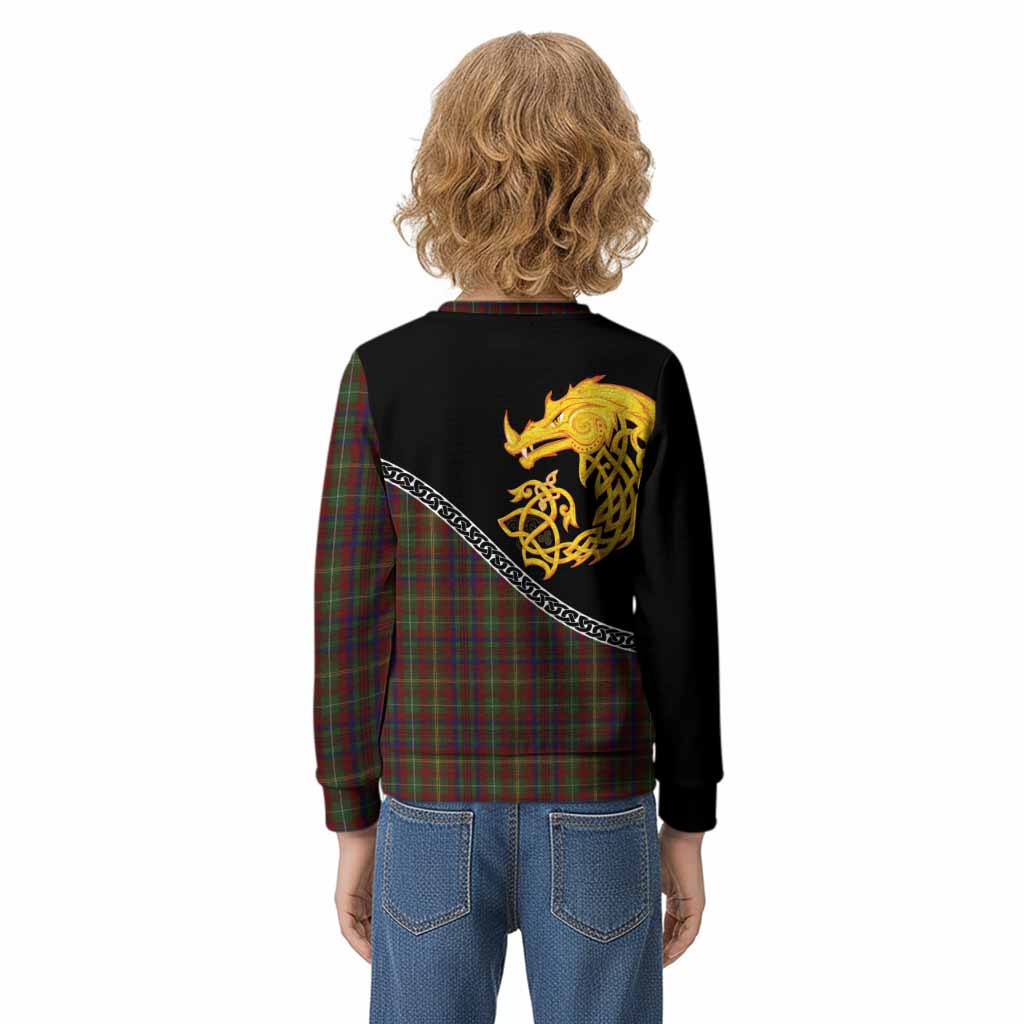 MacMaster (McMaster) Tartan Crest Kid Knitted Sweatshirt Legendary Dragon Knot Half Style