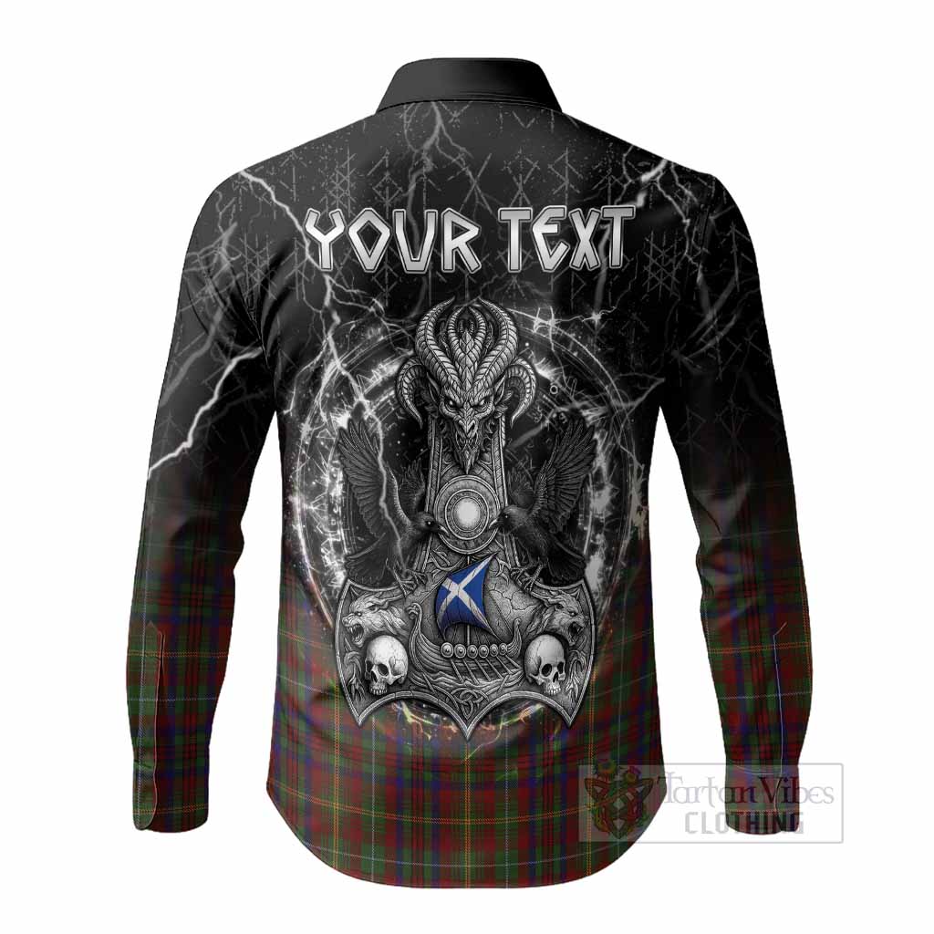 MacMaster (McMaster) Tartan Crest Long Sleeve Button Shirts Celtic Odin's Raven Legacy