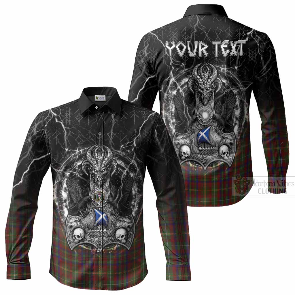 MacMaster (McMaster) Tartan Crest Long Sleeve Button Shirts Celtic Odin's Raven Legacy