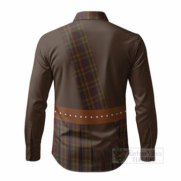 MacMaster (McMaster) Tartan Crest Long Sleeve Button Shirts Kilt Costume Style
