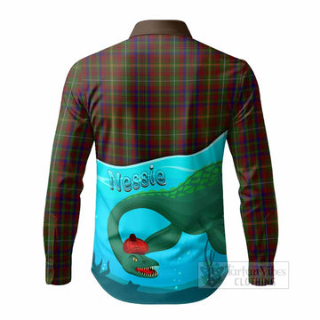 MacMaster (McMaster) Tartan Crest Long Sleeve Button Shirts Nessie Under Water