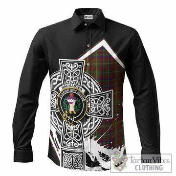 MacMaster (McMaster) Tartan Crest Long Sleeve Button Shirts Scottish Celtic Cross Heritage