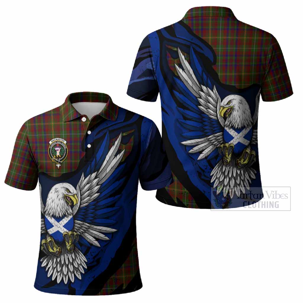 MacMaster (McMaster) Tartan Crest Polo Shirt Scottish Eagle Grunge Style - Tartan Vibes Clothing