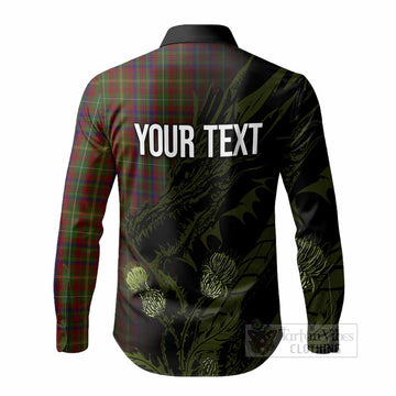 MacMaster (McMaster) Tartan Crest Scottish Long Sleeve Button Shirts Dragon and Thistle
