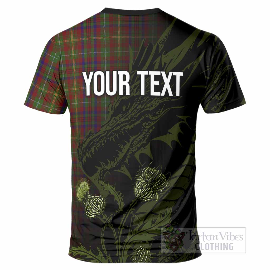 MacMaster (McMaster) Tartan Crest Scottish T-Shirt Dragon and Thistle - Tartan Vibes Clothing