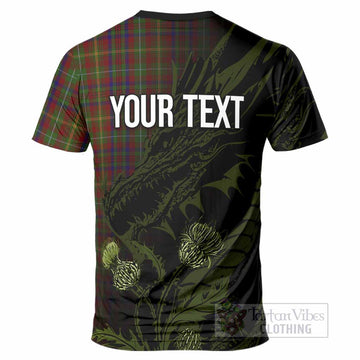 MacMaster (McMaster) Tartan Crest Scottish T-Shirt Dragon and Thistle