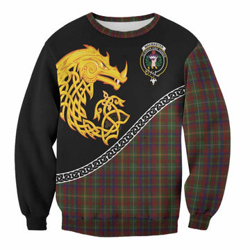 MacMaster (McMaster) Tartan Crest Sweatshirt Legendary Dragon Knot Half Style
