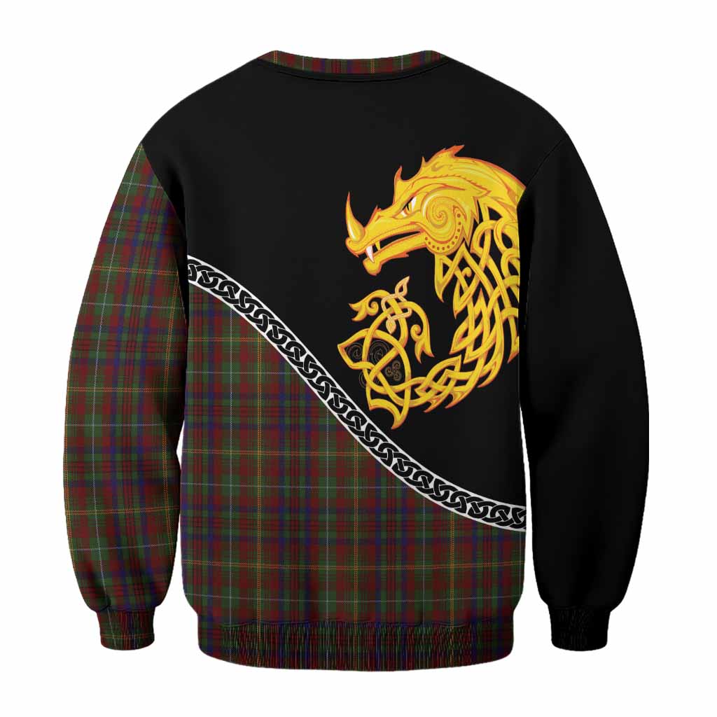 MacMaster (McMaster) Tartan Crest Sweatshirt Legendary Dragon Knot Half Style