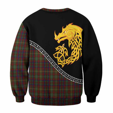 MacMaster (McMaster) Tartan Crest Sweatshirt Legendary Dragon Knot Half Style