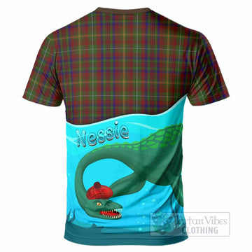 MacMaster (McMaster) Tartan Crest T-Shirt Nessie Under Water