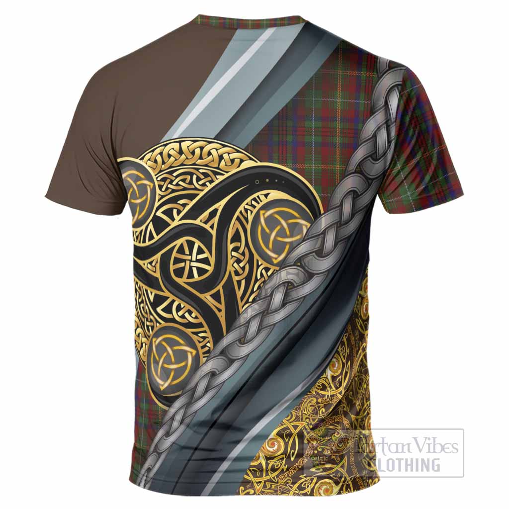 MacMaster (McMaster) Tartan Crest T-Shirt Scottish Triskele Celtic