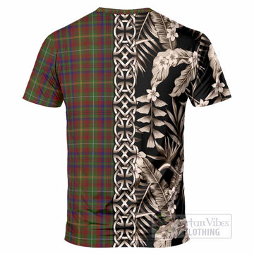 MacMaster (McMaster) Tartan Crest T-Shirt Scottish Tropical Celtic Knot - Tartan Vibes Clothing