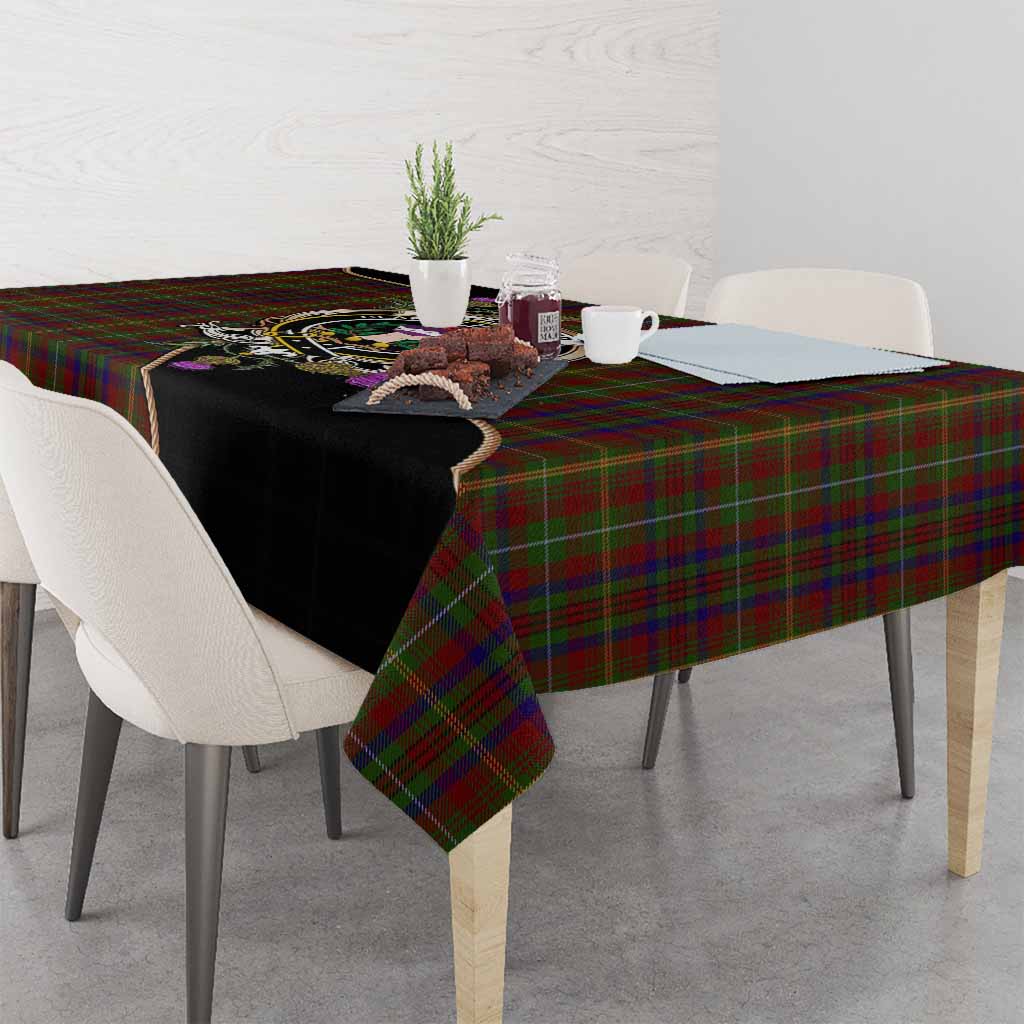 MacMaster (McMaster) Tartan Crest Tablecloth Scottish Thistle Spirit - Tartan Vibes Clothing