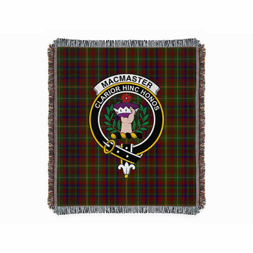 MacMaster (McMaster) Tartan Crest Woven Blanket M 51 x 60 inches 130 x 150cm - Tartan Vibes Clothing