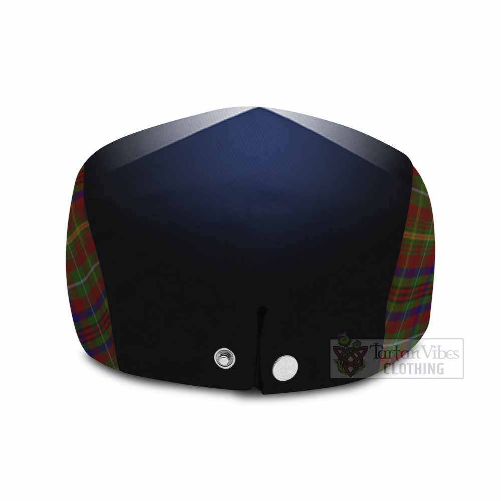 MacMaster (McMaster) Tartan Flat Cap, Jeff Cap Alba Gu Brath Unicorn Crest - Tartan Vibes Clothing