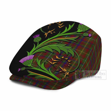 MacMaster (McMaster) Tartan Flat Cap, Jeff Cap Scottish Thistle Pride Heritage Art