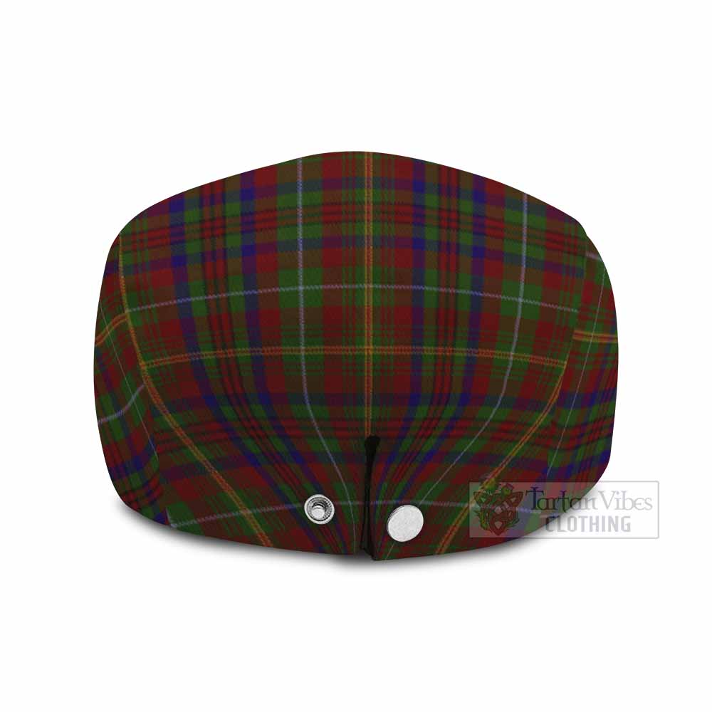MacMaster (McMaster) Tartan Flat Cap, Jeff Cap with Family Crest In Me Style - Tartan Vibes Clothing