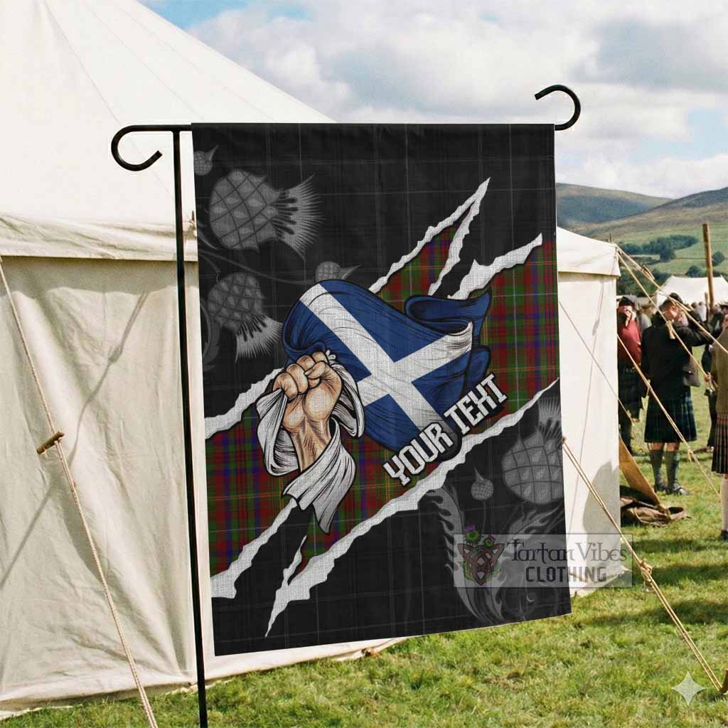 MacMaster (McMaster) Tartan Garden Flag Hands with Scotland National Flags