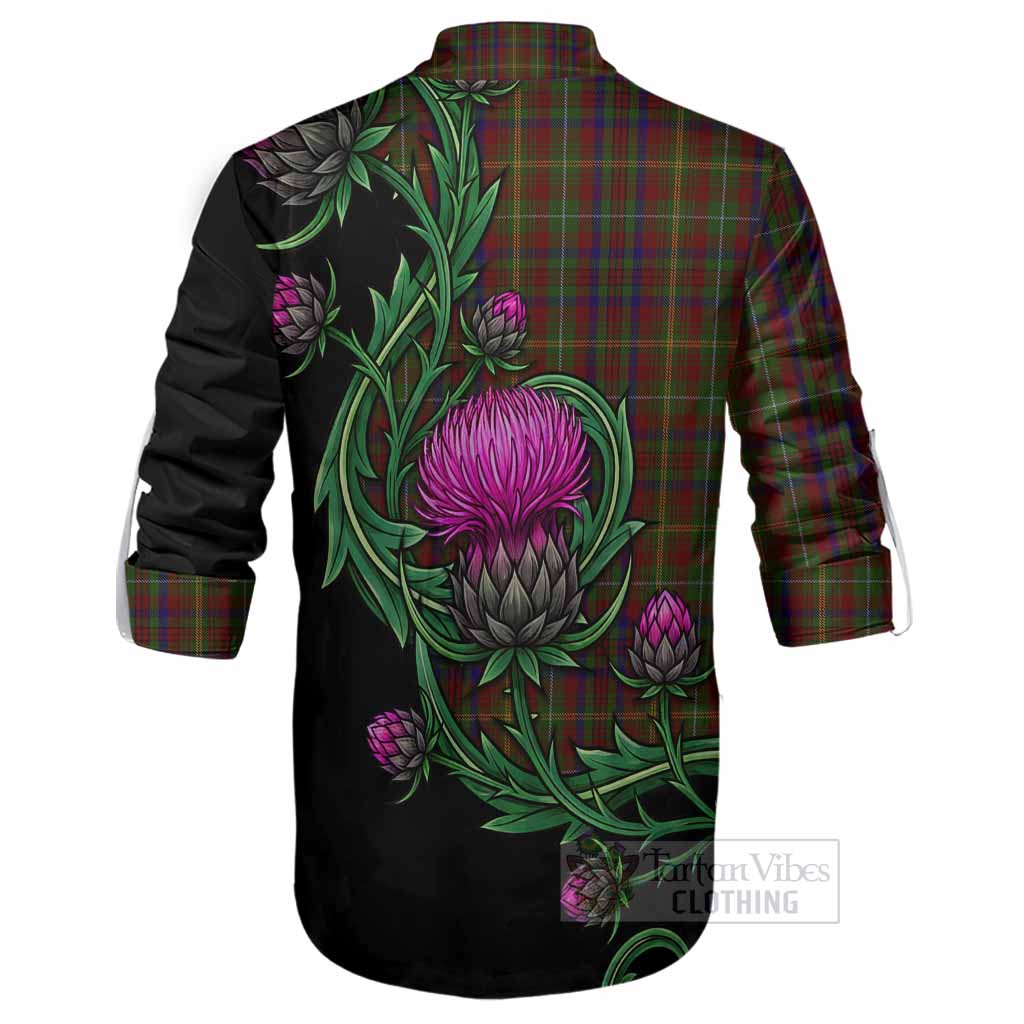MacMaster (McMaster) Tartan Ghillie Shirt Resilient Scottish Thistle - Tartan Vibes Clothing