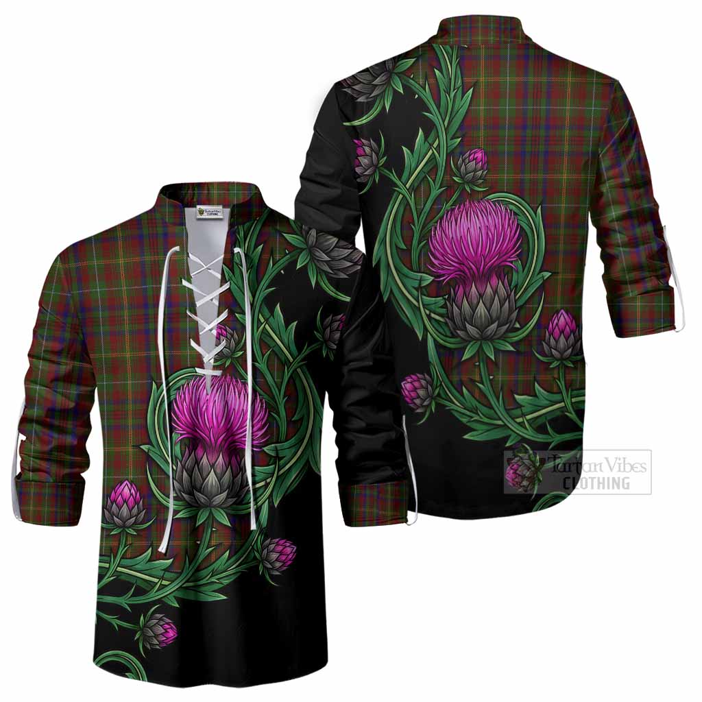 MacMaster (McMaster) Tartan Ghillie Shirt Resilient Scottish Thistle - Tartan Vibes Clothing