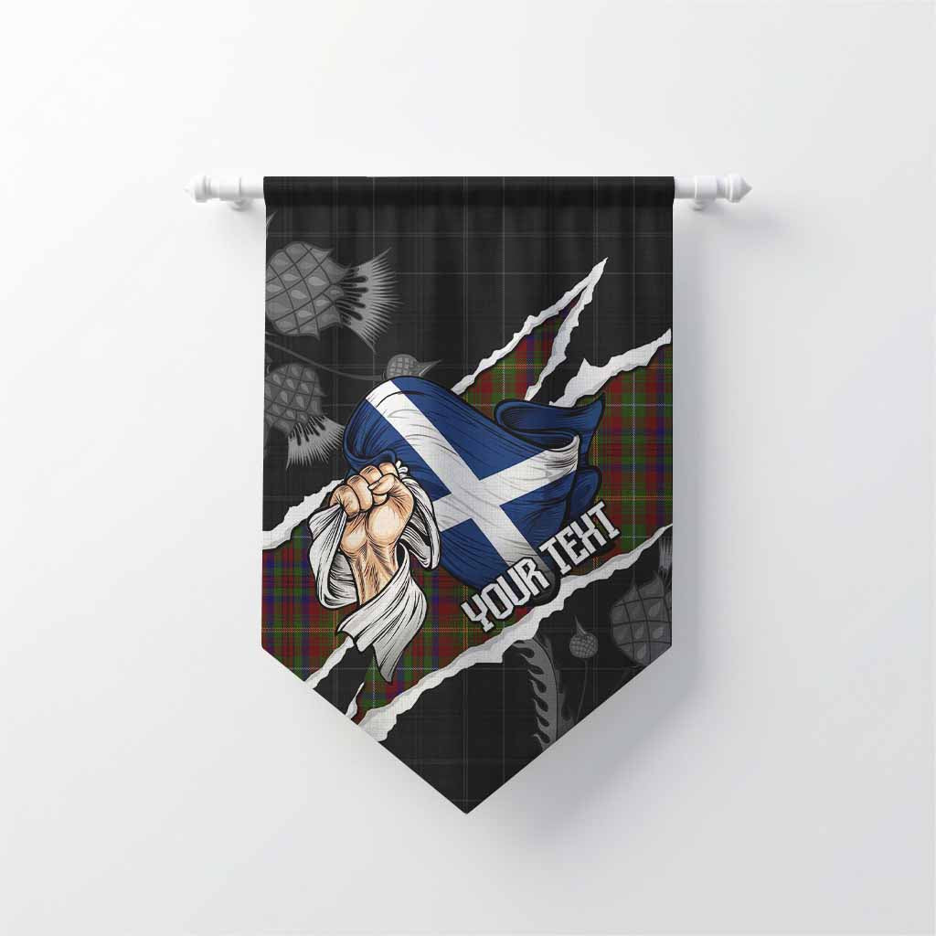 MacMaster (McMaster) Tartan Gonfalon Hands with Scotland National Flags Chevron - Tartan Vibes Clothing
