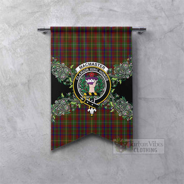 MacMaster (McMaster) Tartan Gonfalon Thistle Scottish Spirit