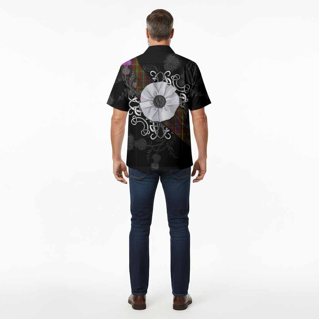 MacMaster (McMaster) Tartan Hawaiian Shirt Jacobite White Rose - Tartan Vibes Clothing
