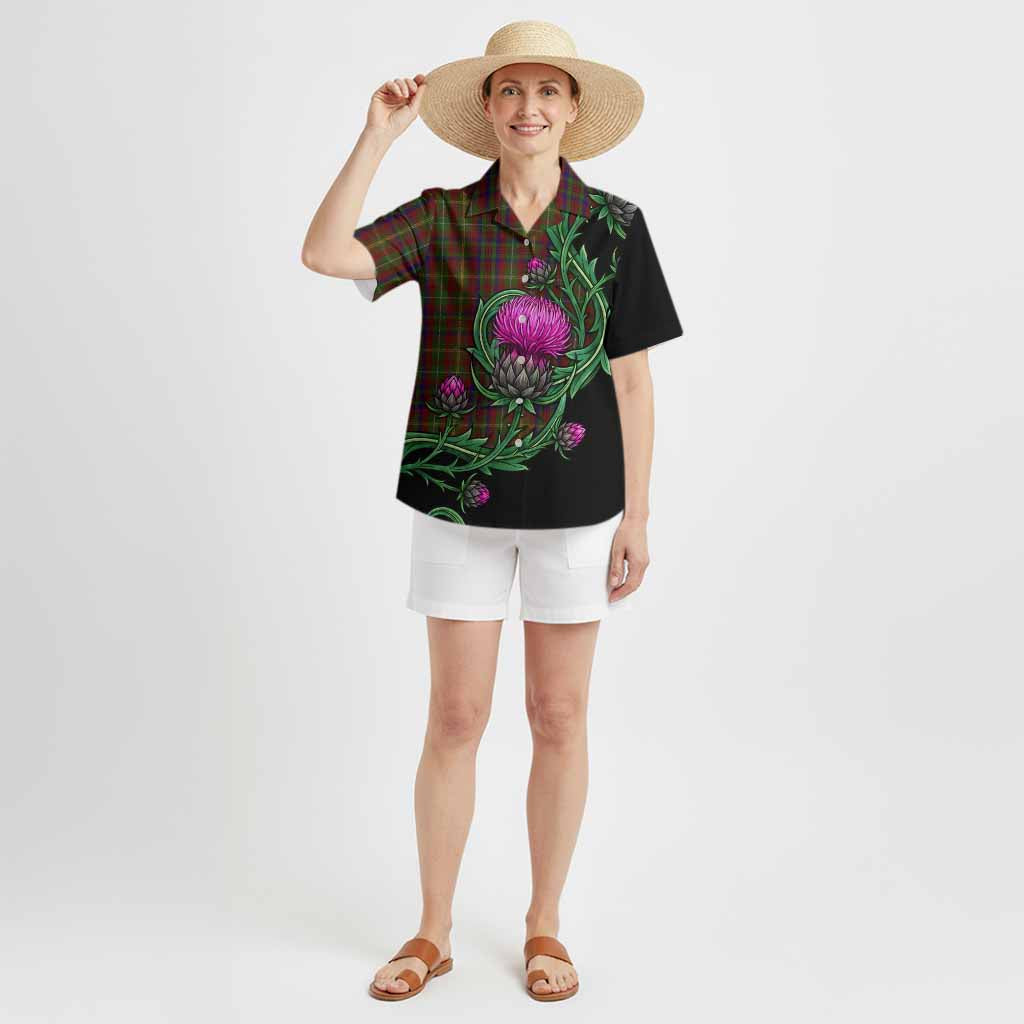 MacMaster (McMaster) Tartan Hawaiian Shirt Resilient Scottish Thistle - Tartan Vibes Clothing