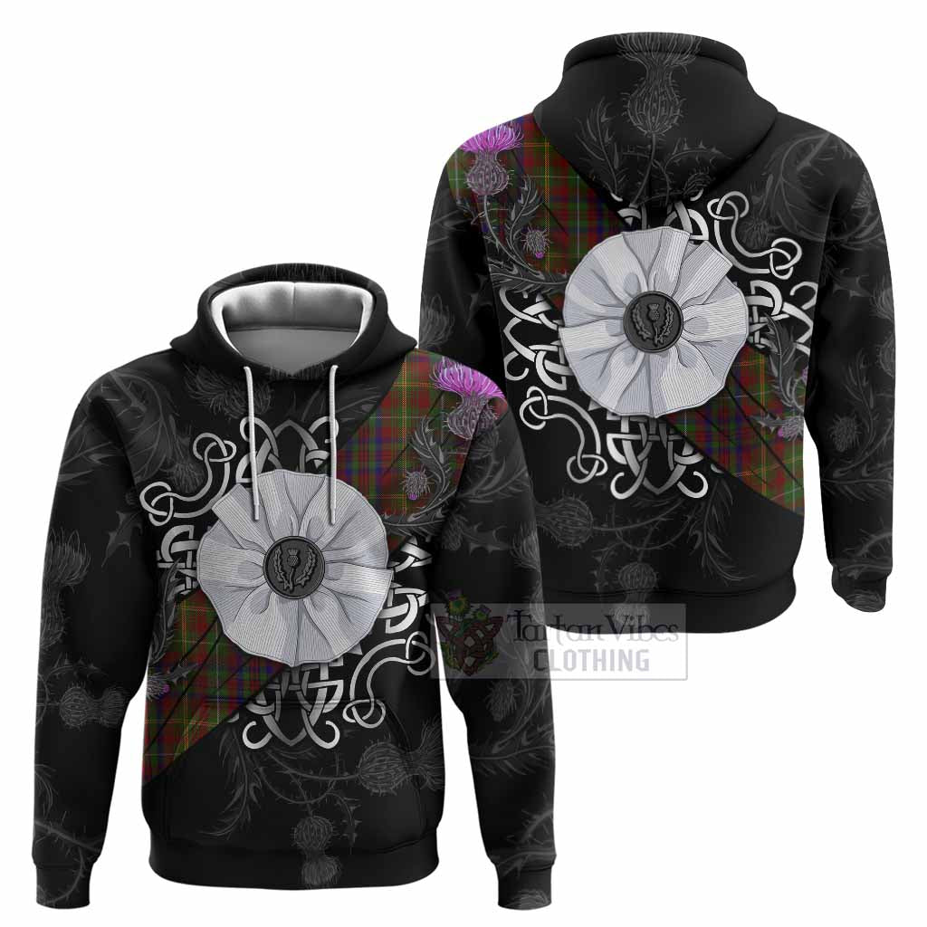 MacMaster (McMaster) Tartan Hoodie Jacobite White Rose - Tartan Vibes Clothing